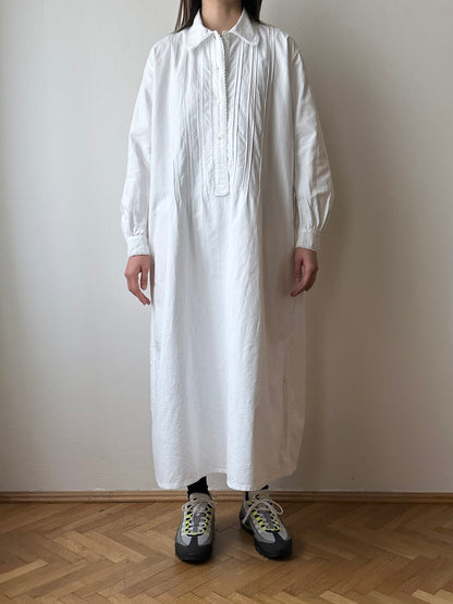 antique cotton shirt dress