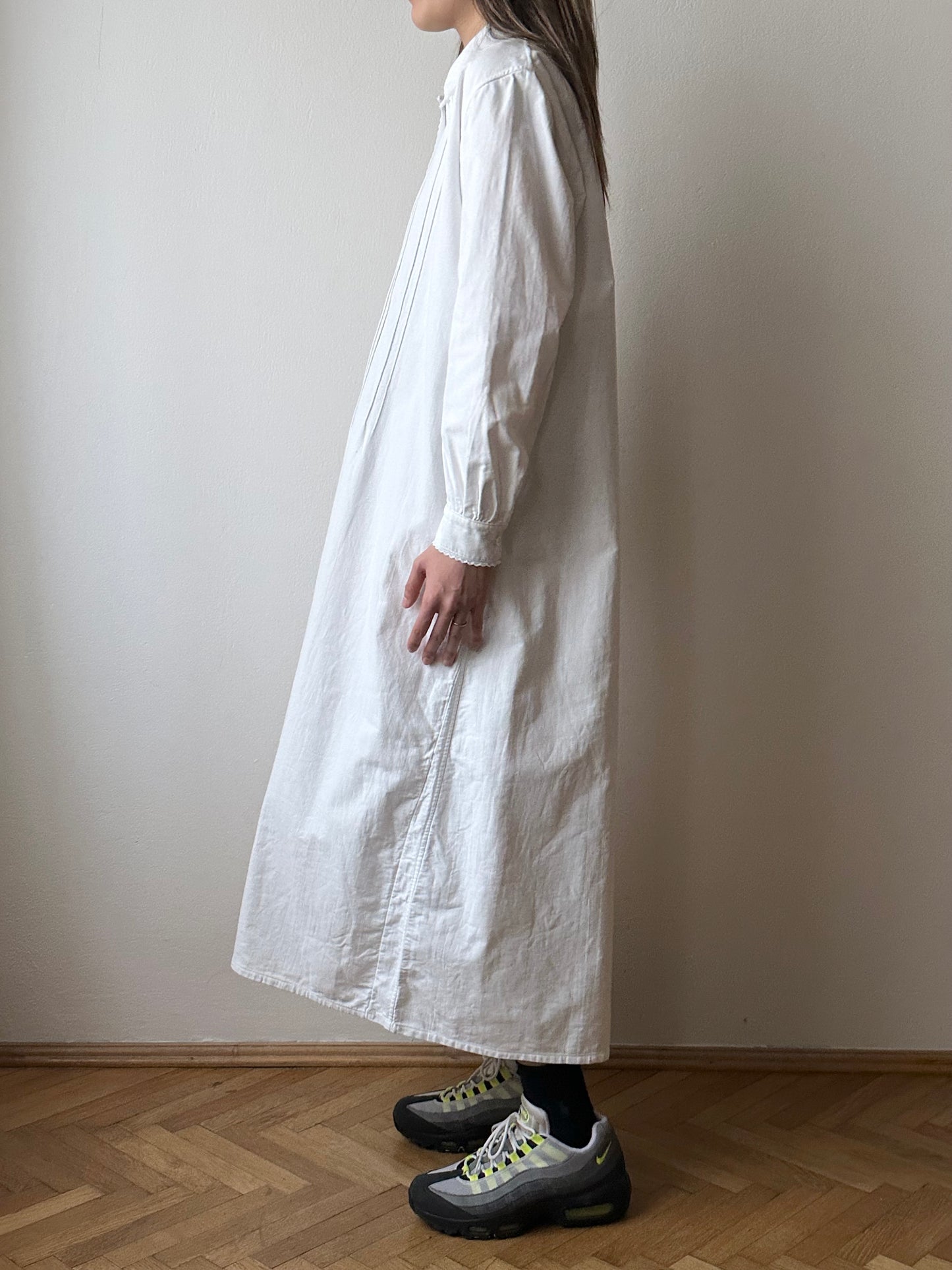 antique cotton shirt dress
