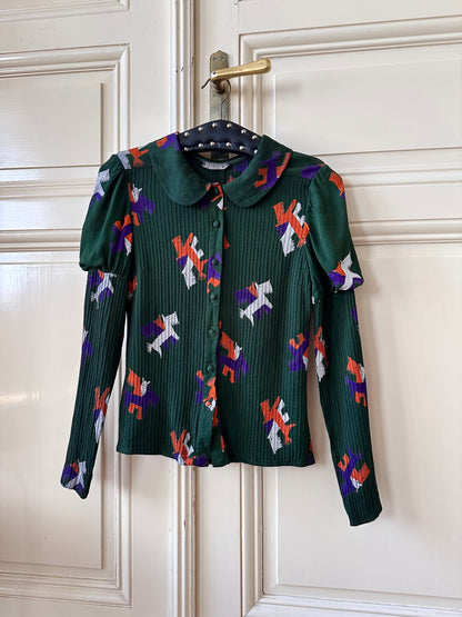 60-70s France blouse