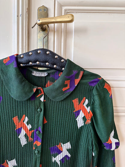 60-70s France blouse