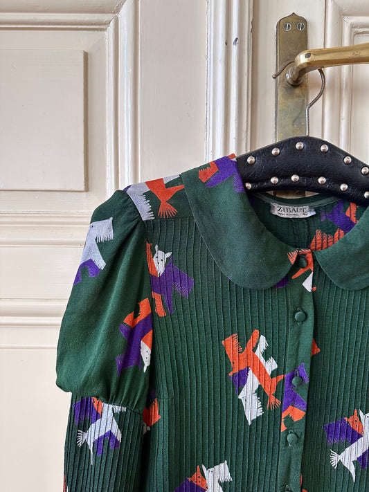 60-70s France blouse