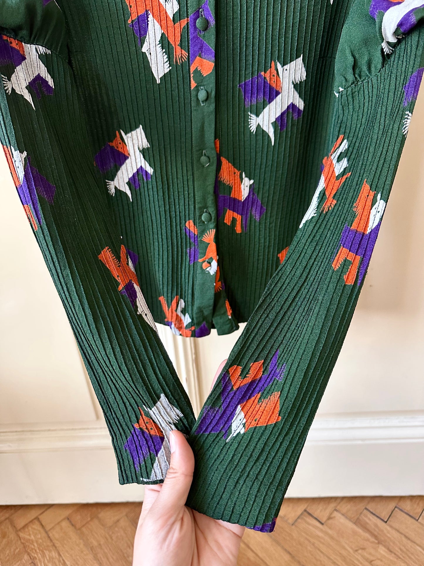 60-70s France blouse