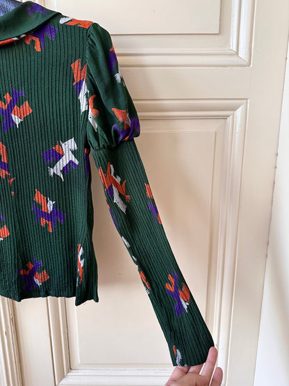 60-70s France blouse