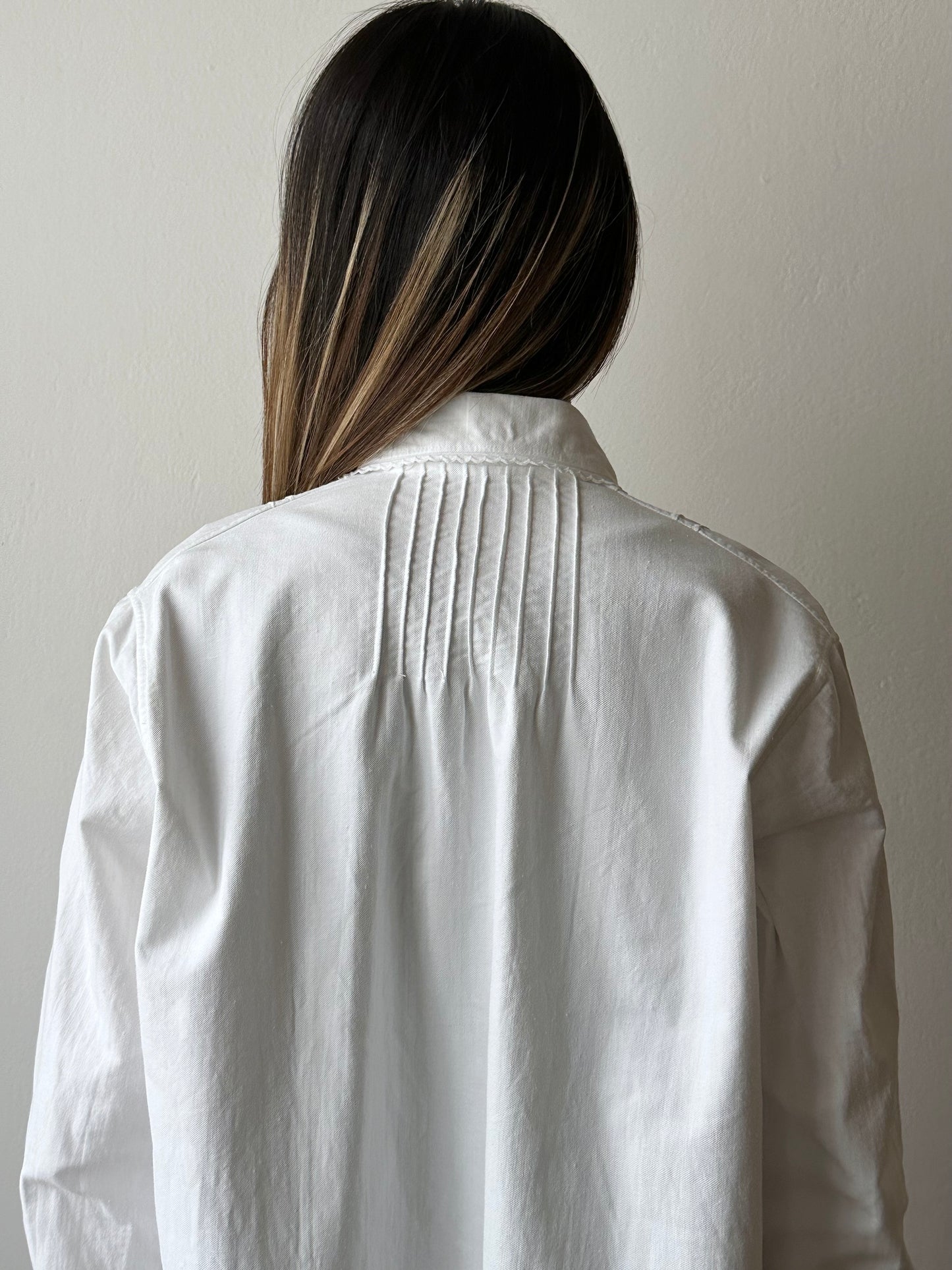 antique cotton shirt dress