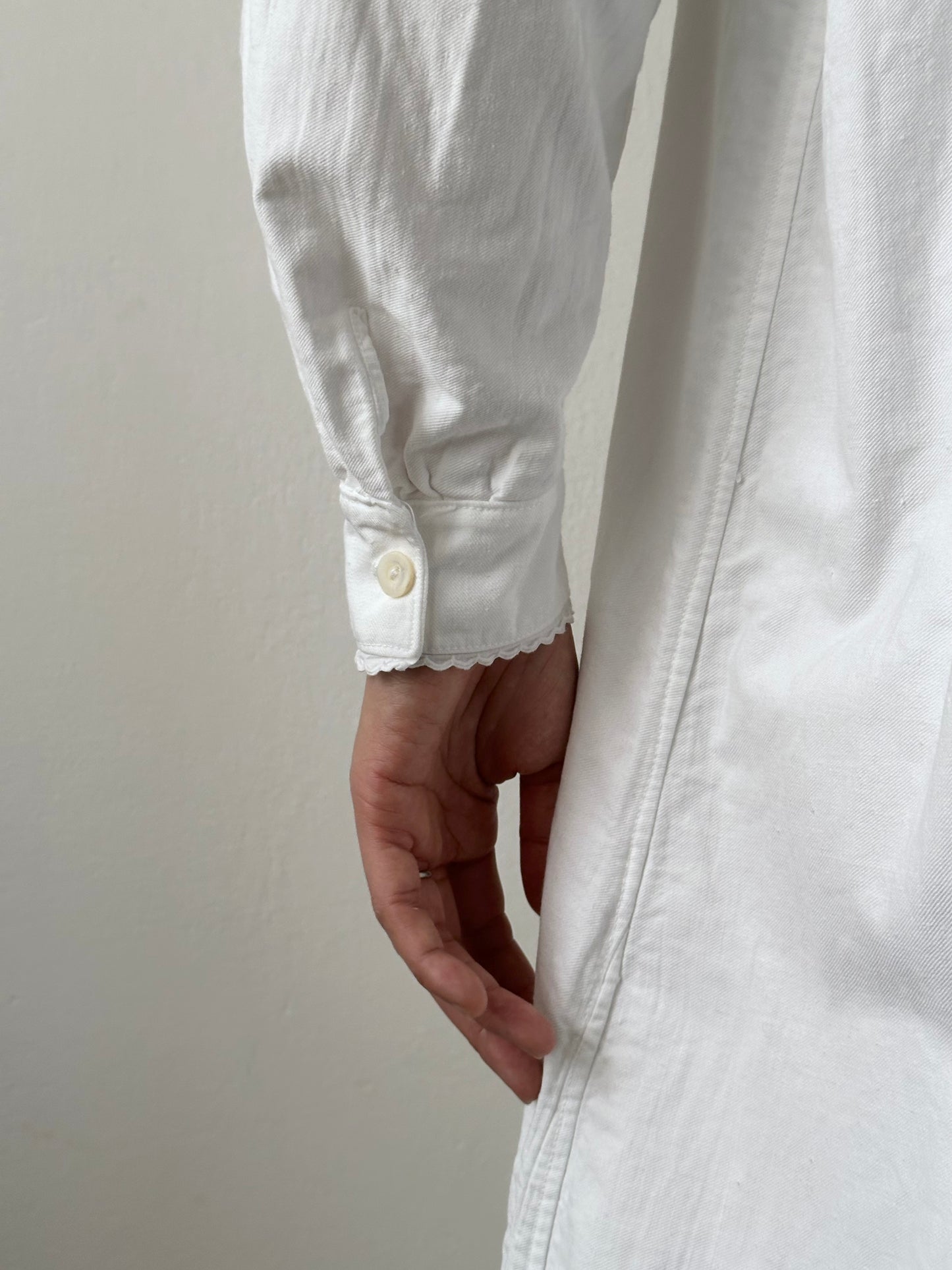 antique cotton shirt dress