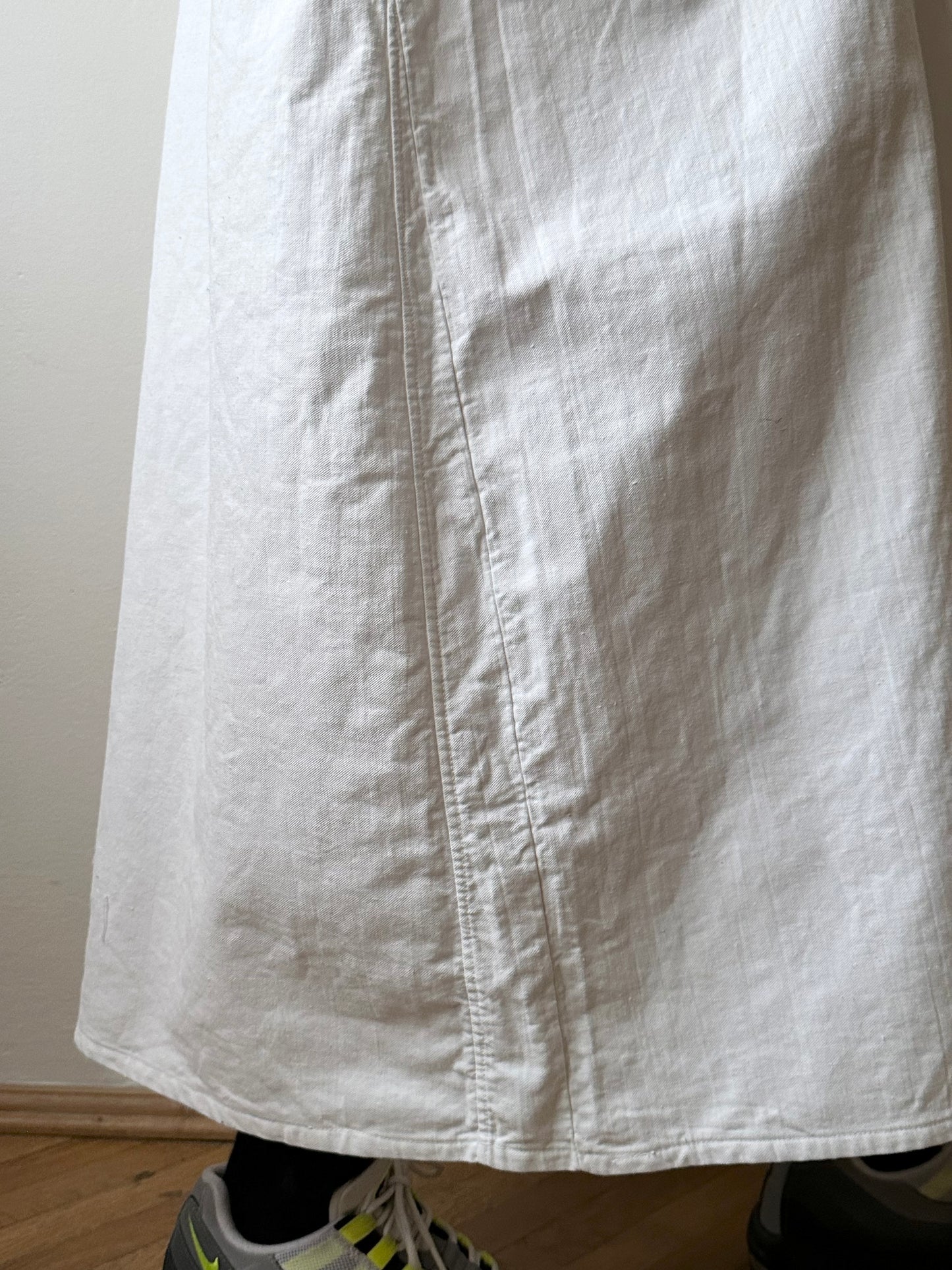 antique cotton shirt dress