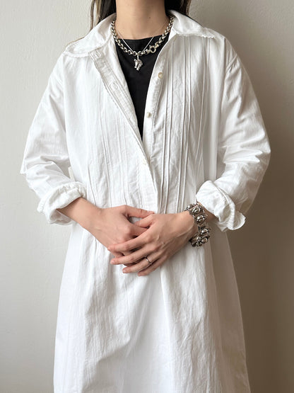 antique cotton shirt dress