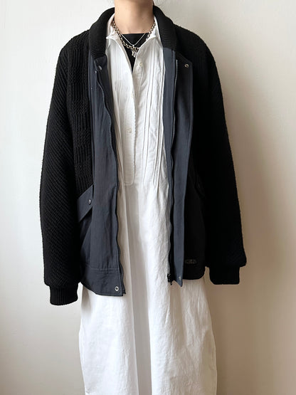 Italy cotton knit jacket