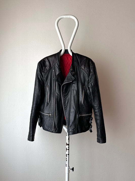 70's Motorcycle racer jacket 70年代 Vintage ヴィンテージ riders jacket Leather jacket ライダース レザー ロンジャン made in england ドイツ フランス 古着 プラハ 古着屋 ユーロ古着 ヨーロッパ古着 Praha Prague Vintage store
