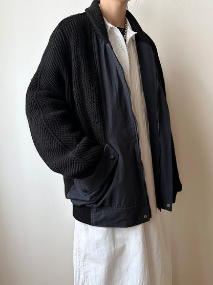 Italy cotton knit jacket