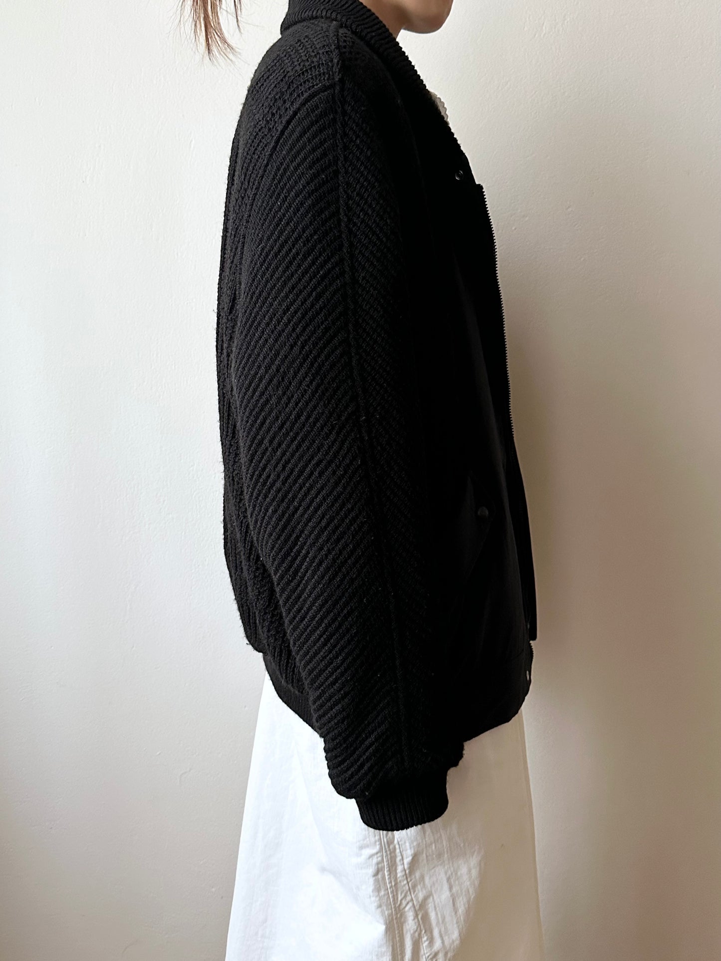 Italy cotton knit jacket