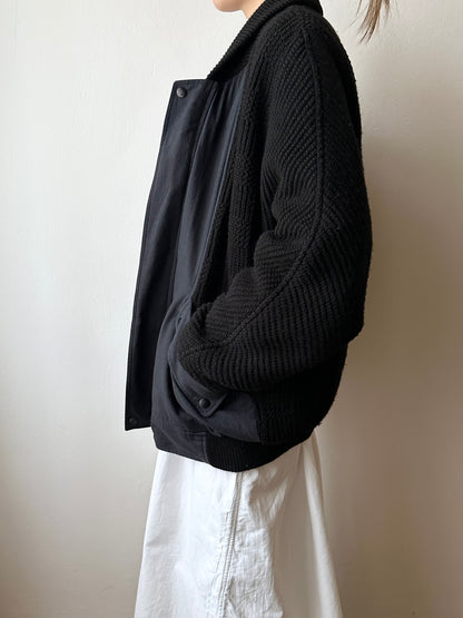 Italy cotton knit jacket