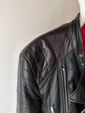 70's Motorcycle racer jacket 70年代 Vintage ヴィンテージ riders jacket Leather jacket ライダース レザー ロンジャン made in england ドイツ フランス 古着 プラハ 古着屋 ユーロ古着 ヨーロッパ古着 Praha Prague Vintage store