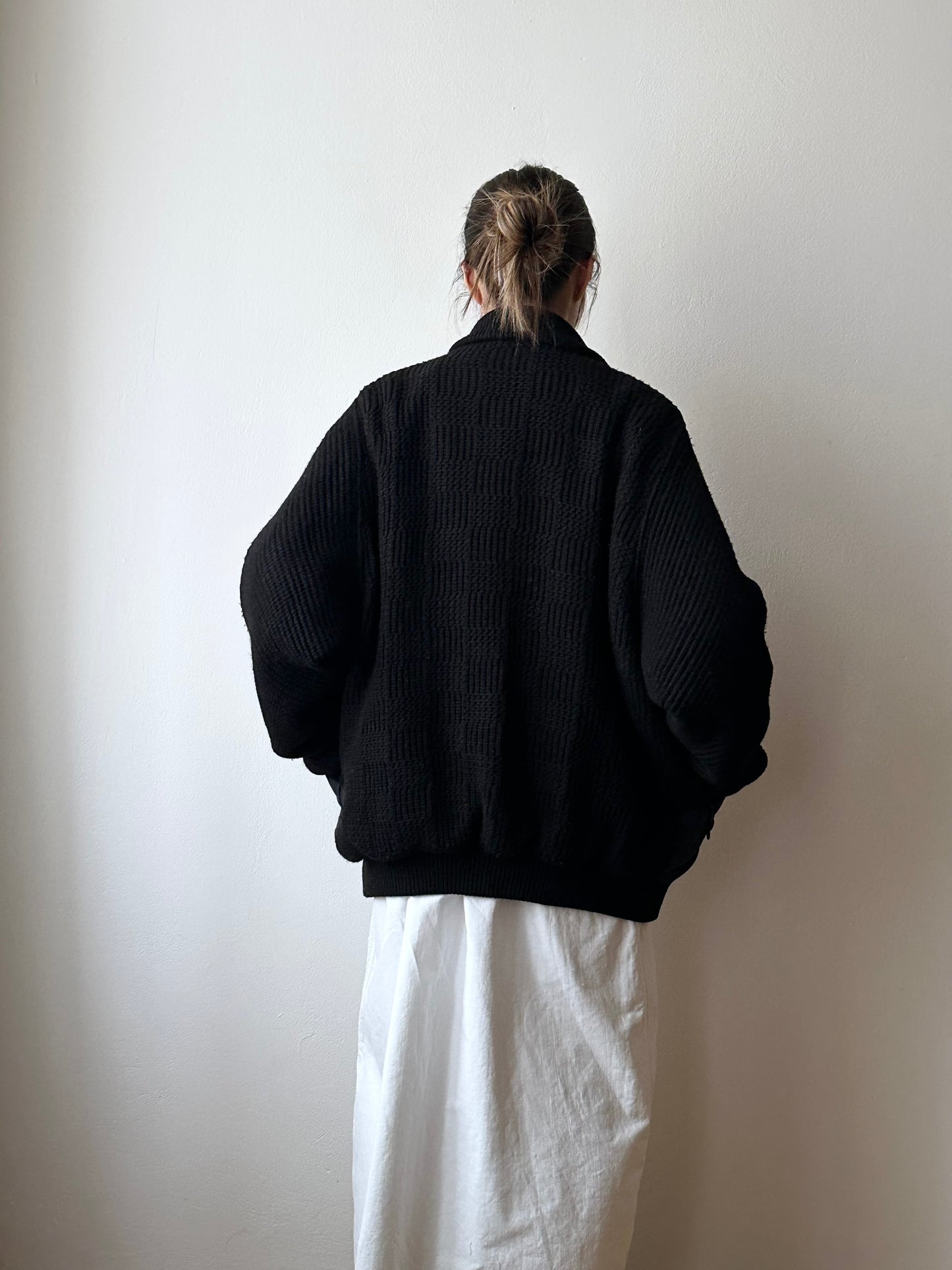 Italy cotton knit jacket