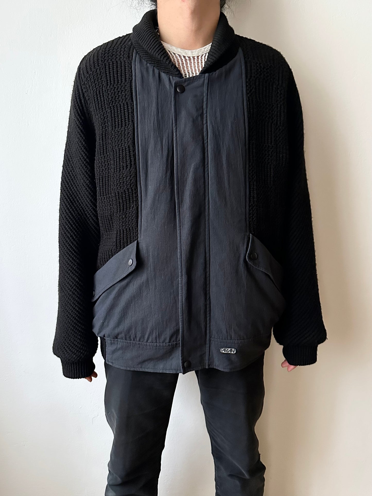 Italy cotton knit jacket