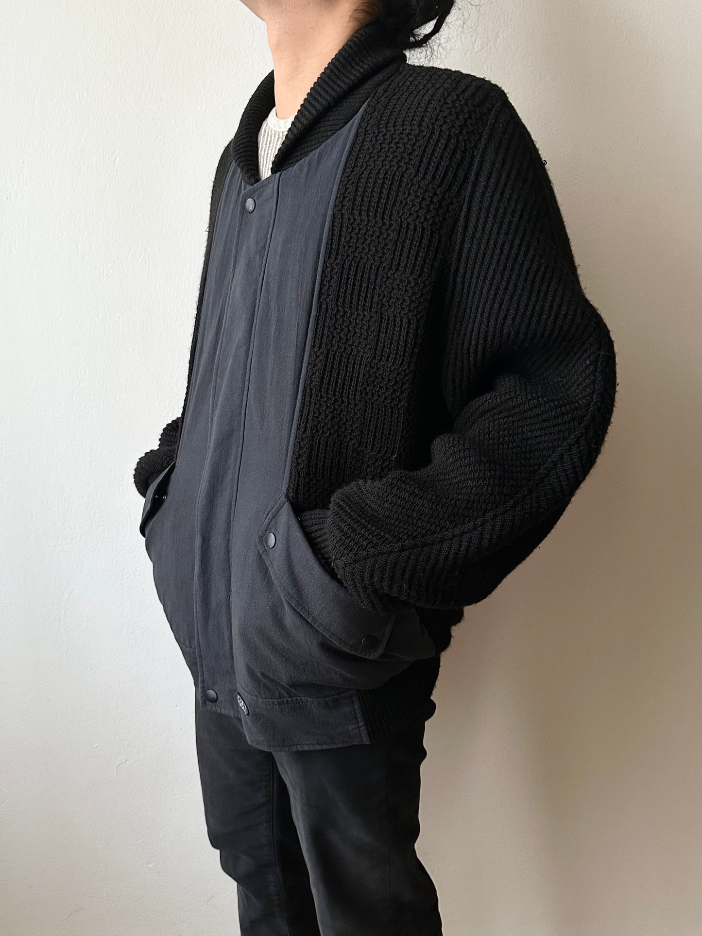 Italy cotton knit jacket