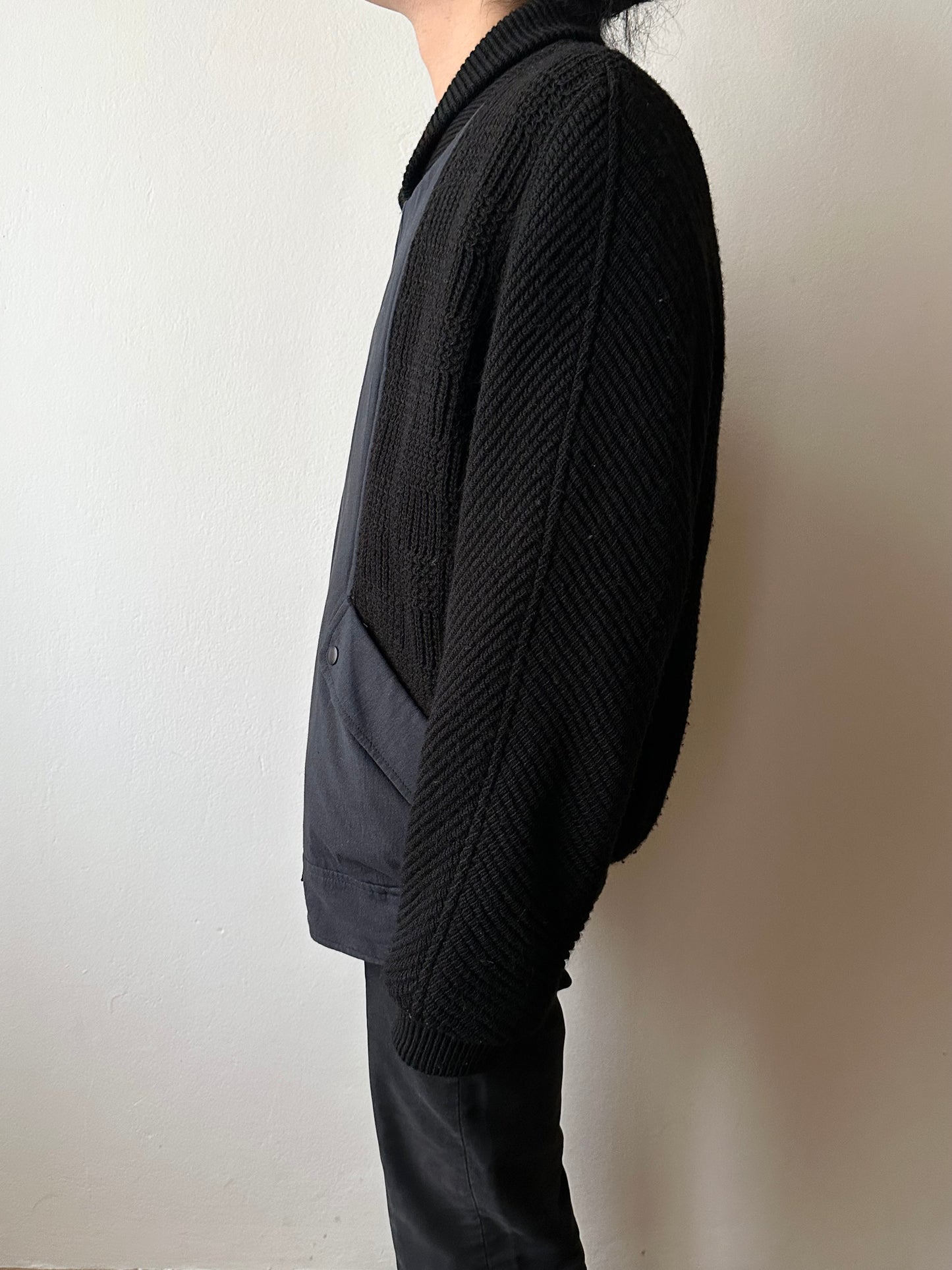 Italy cotton knit jacket