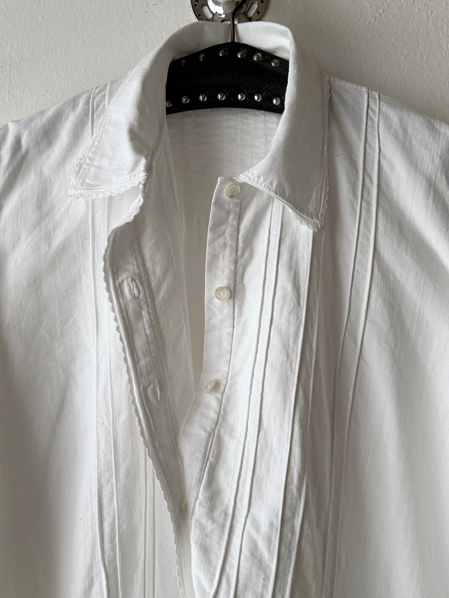 antique cotton shirt dress