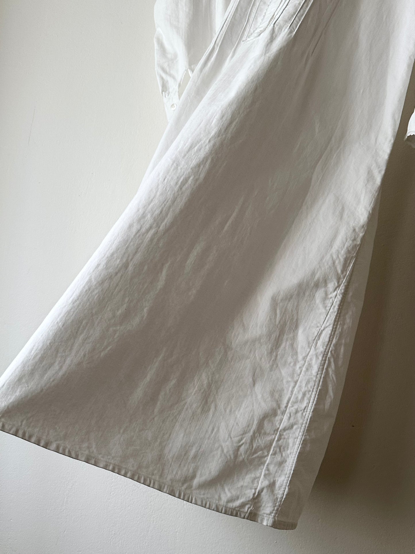 antique cotton shirt dress
