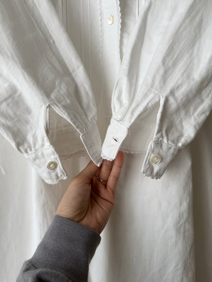 antique cotton shirt dress