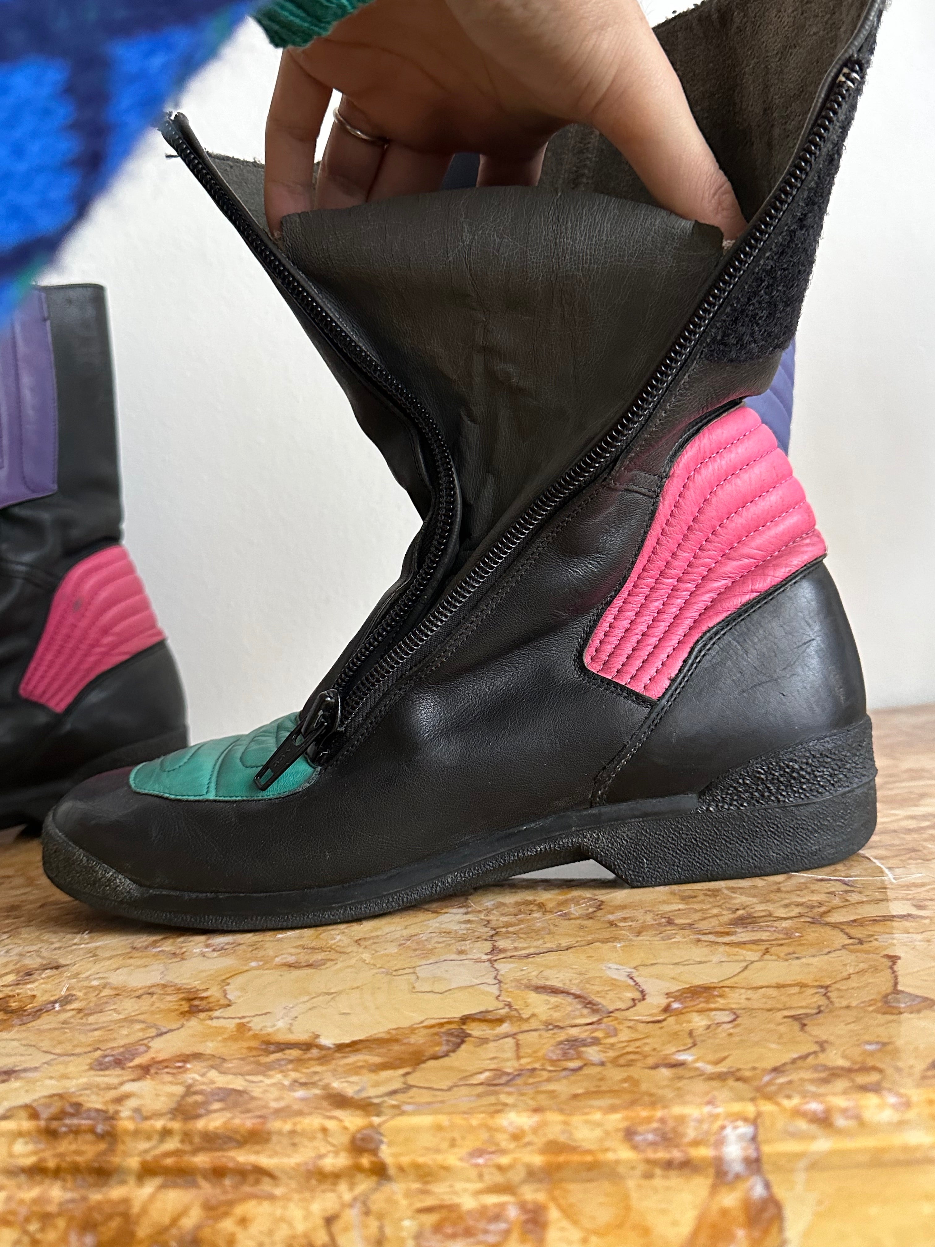 Vintage Frey Daytona motorcycle boots - sz 43 – TOTO
