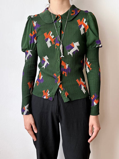 60-70s France blouse