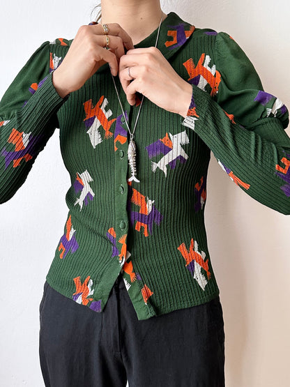 60-70s France blouse