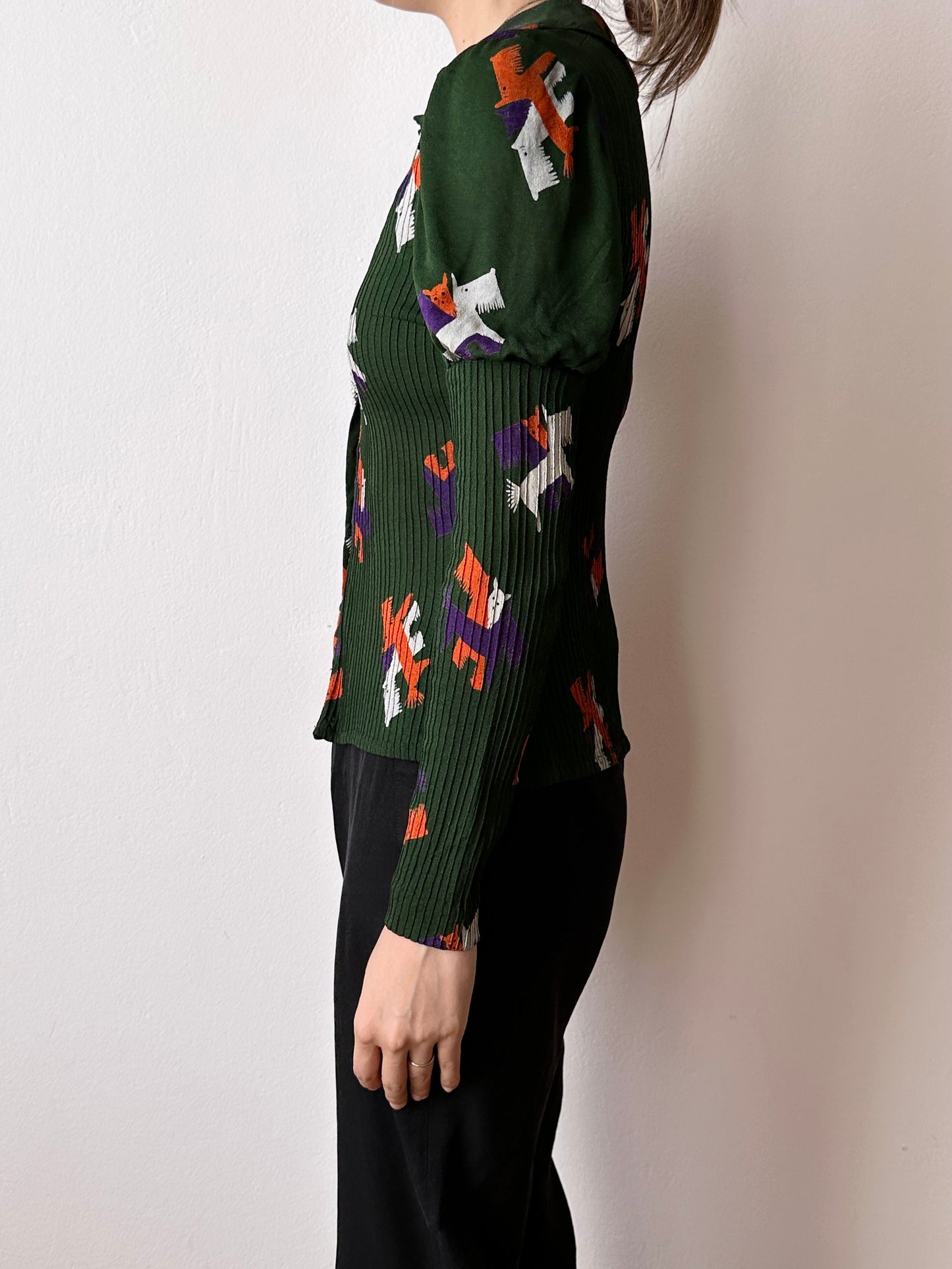 60-70s France blouse