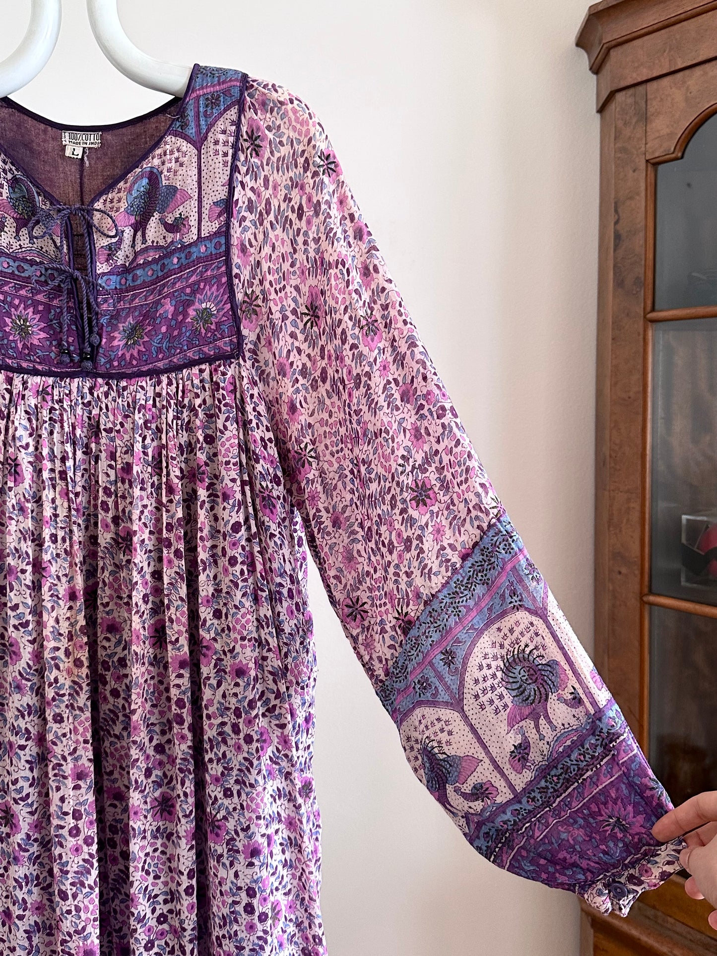 70s Indian cotton dress