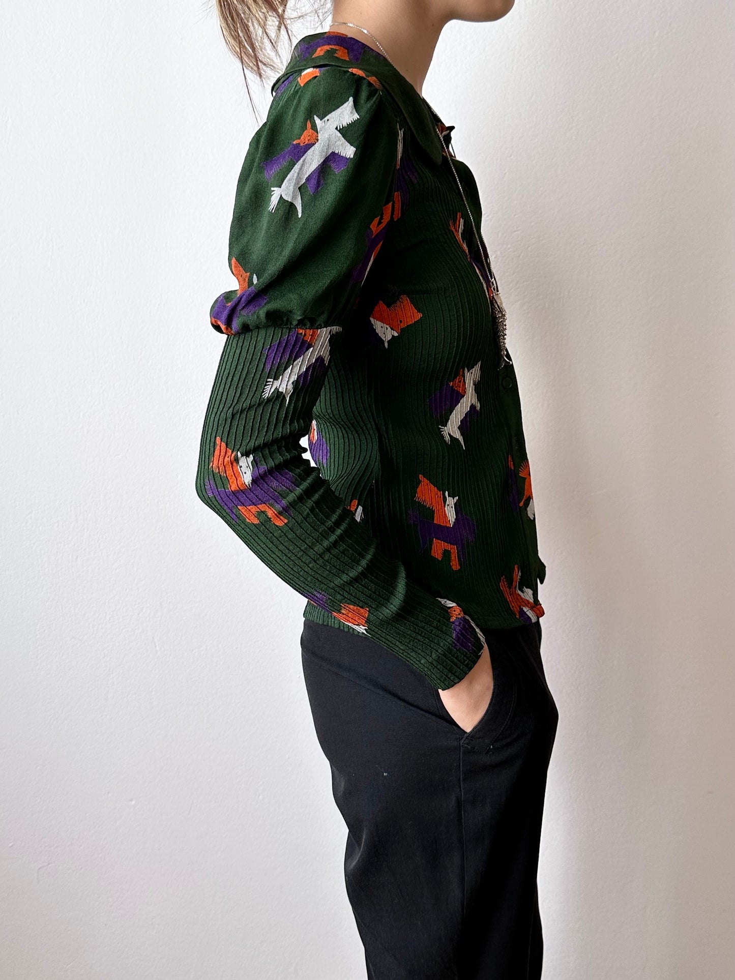 60-70s France blouse