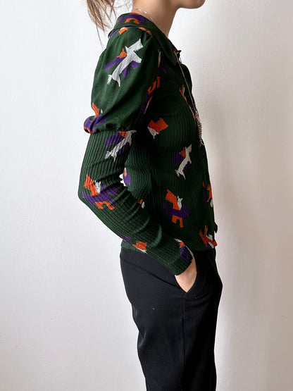 60-70s France blouse