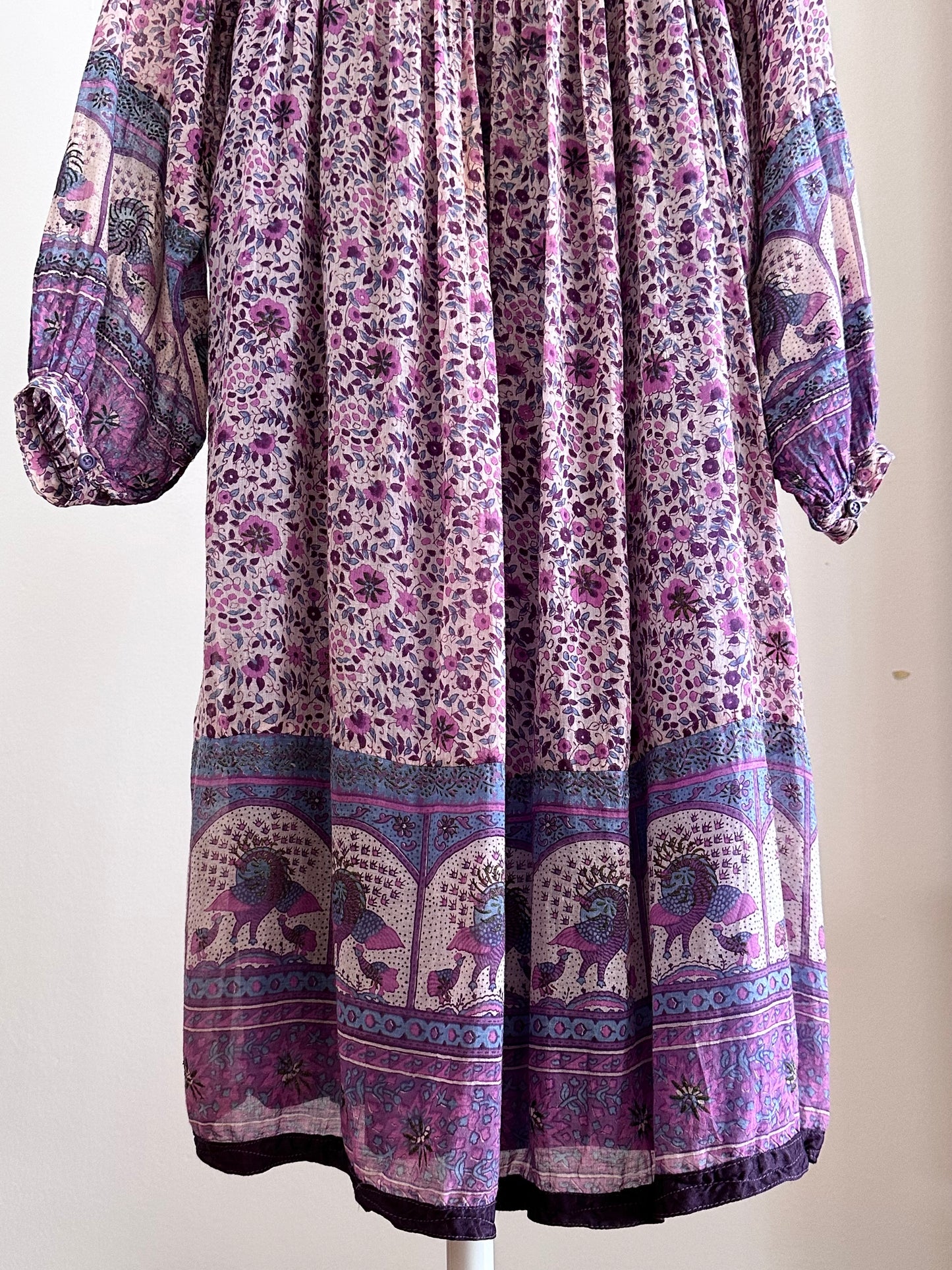 70s Indian cotton dress