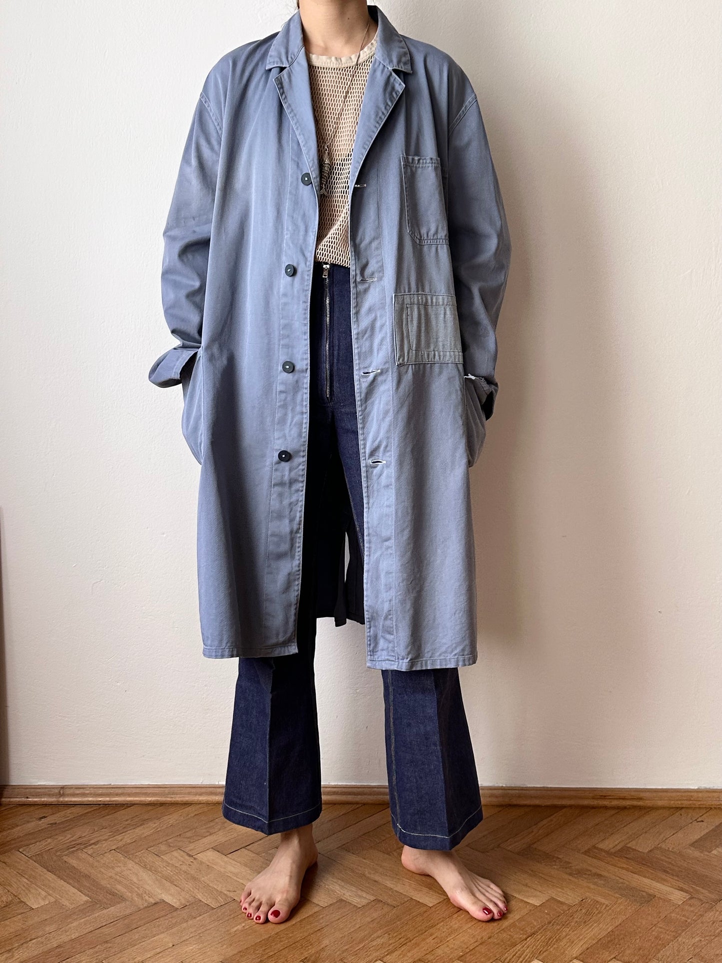 60-70s junk work coat