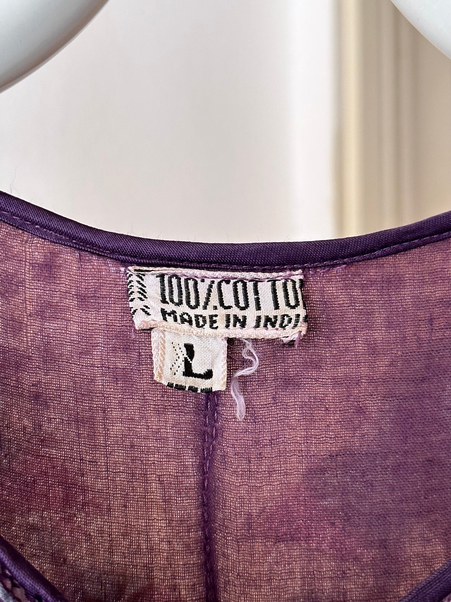 70s Indian cotton dress