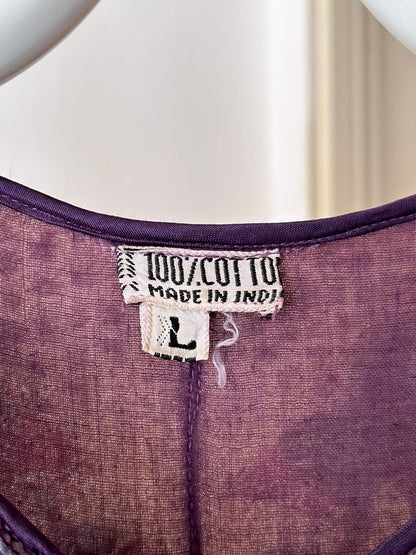 70s Indian cotton dress