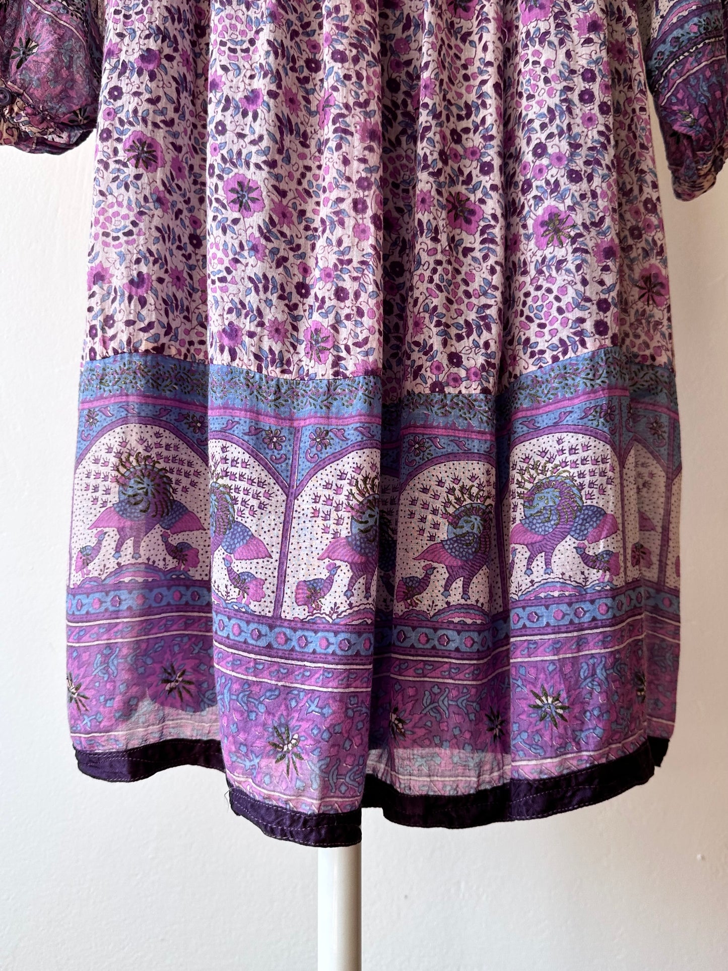 70s Indian cotton dress