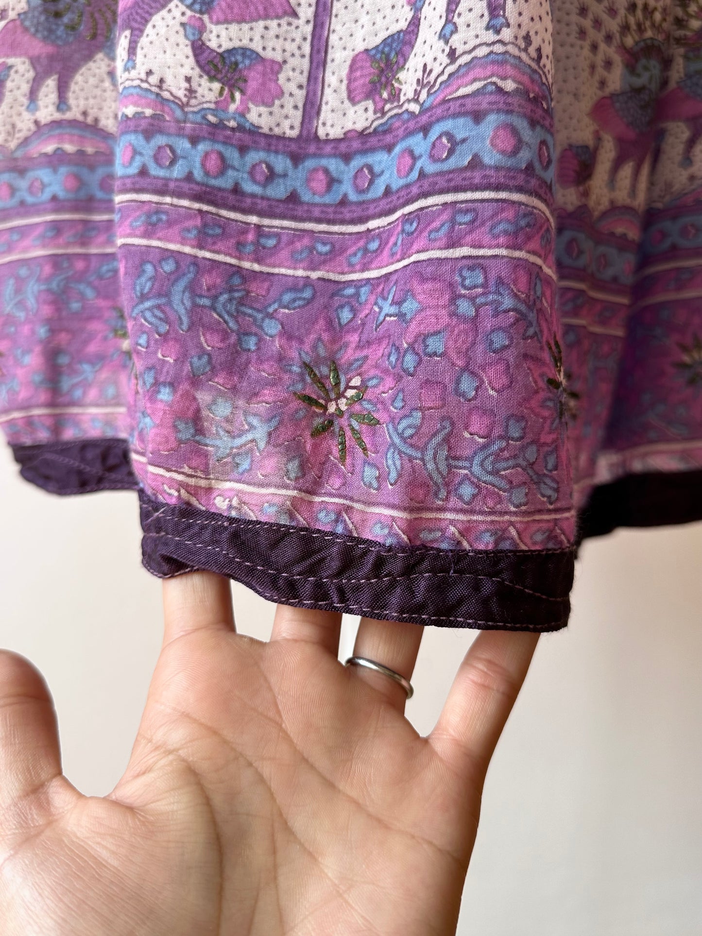 70s Indian cotton dress