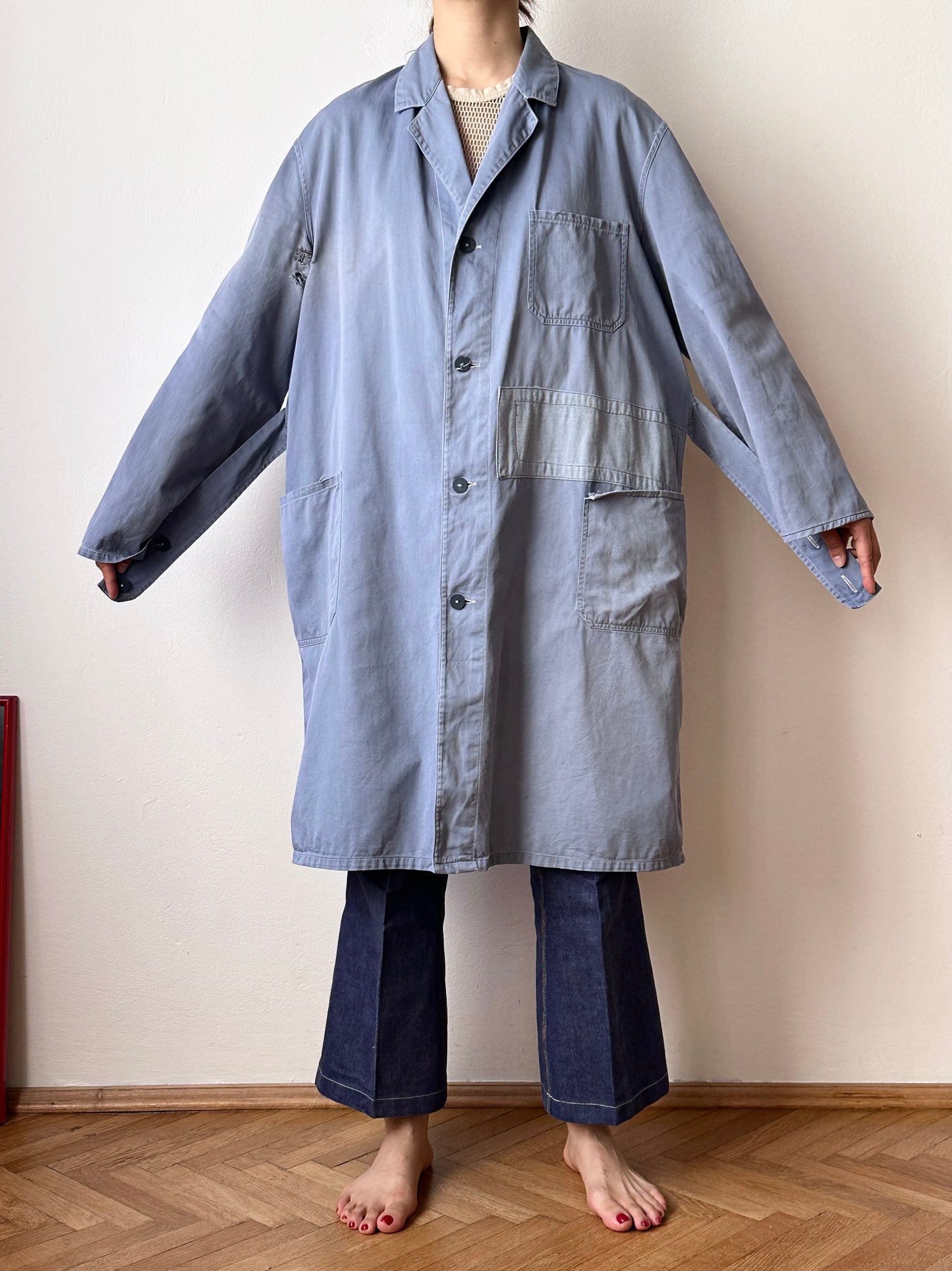 60-70s junk work coat