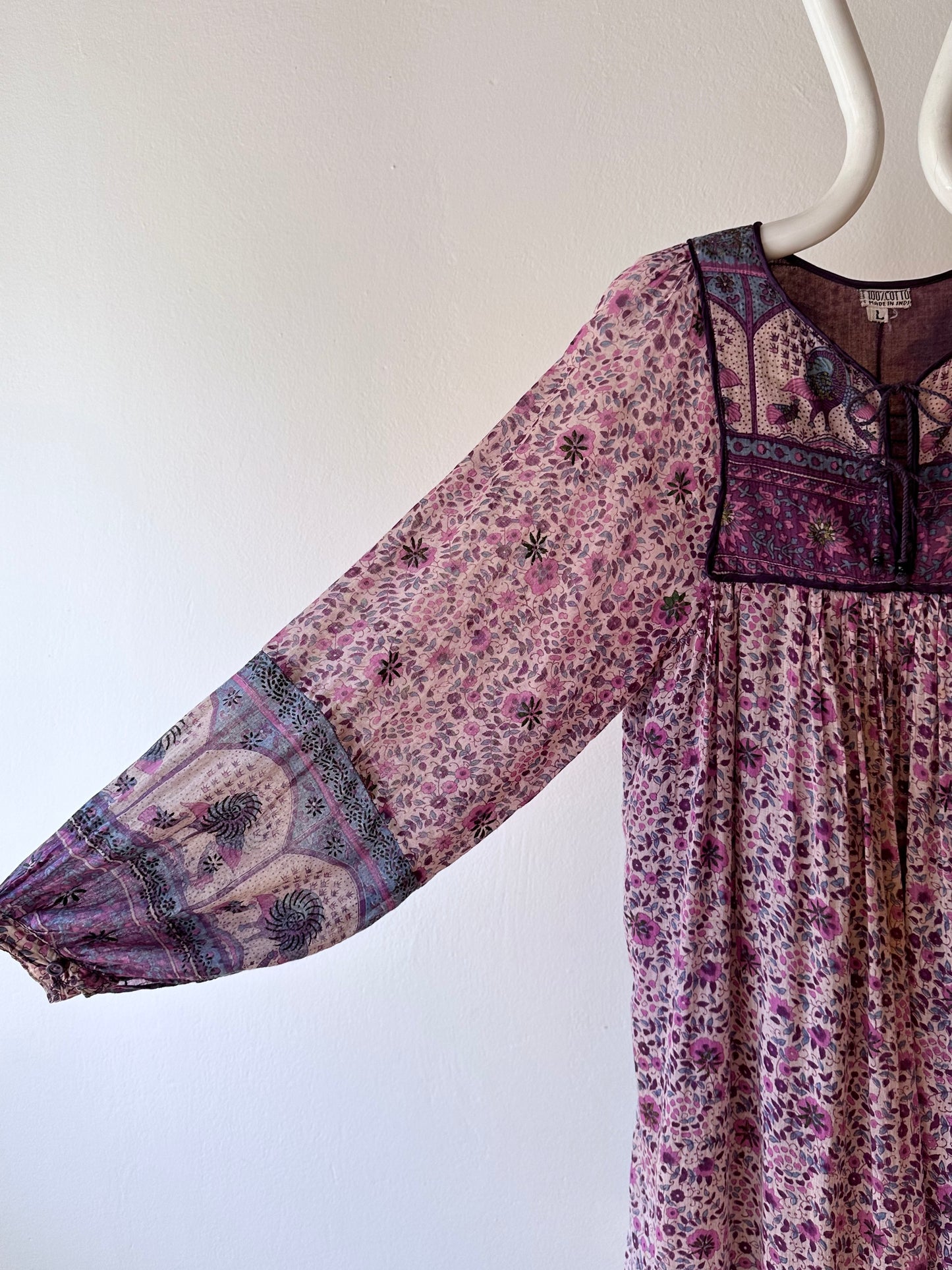 70s Indian cotton dress