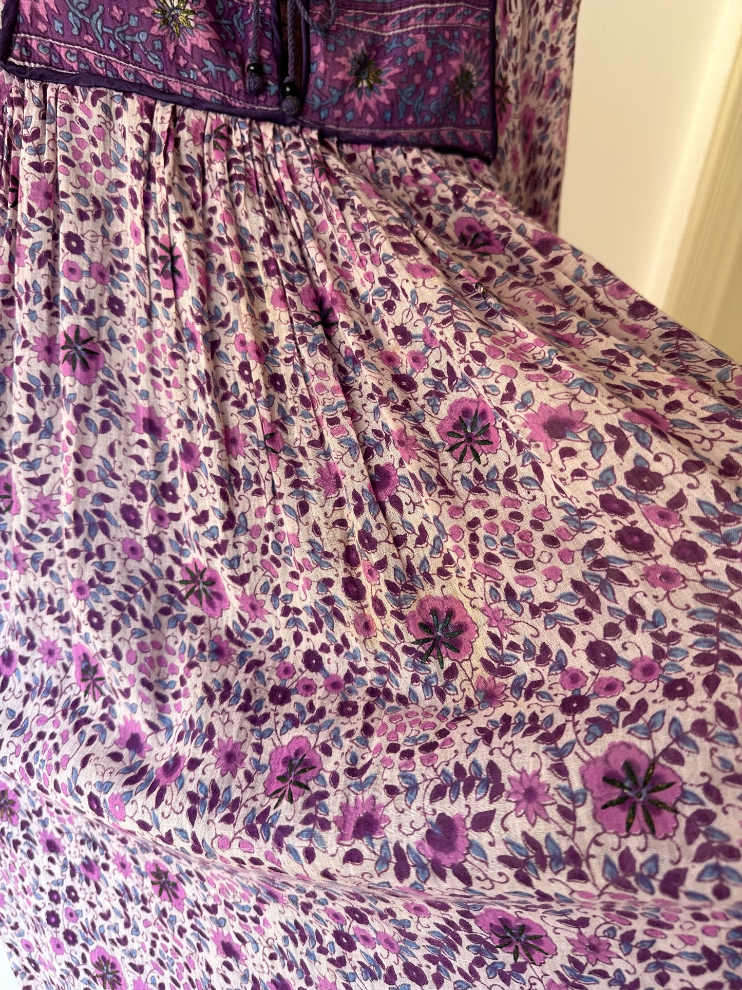 70s Indian cotton dress