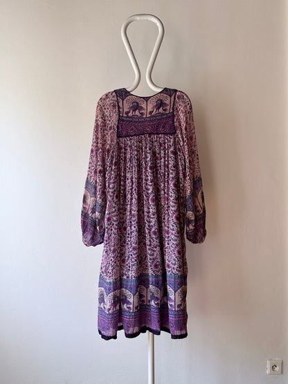 70s Indian cotton dress