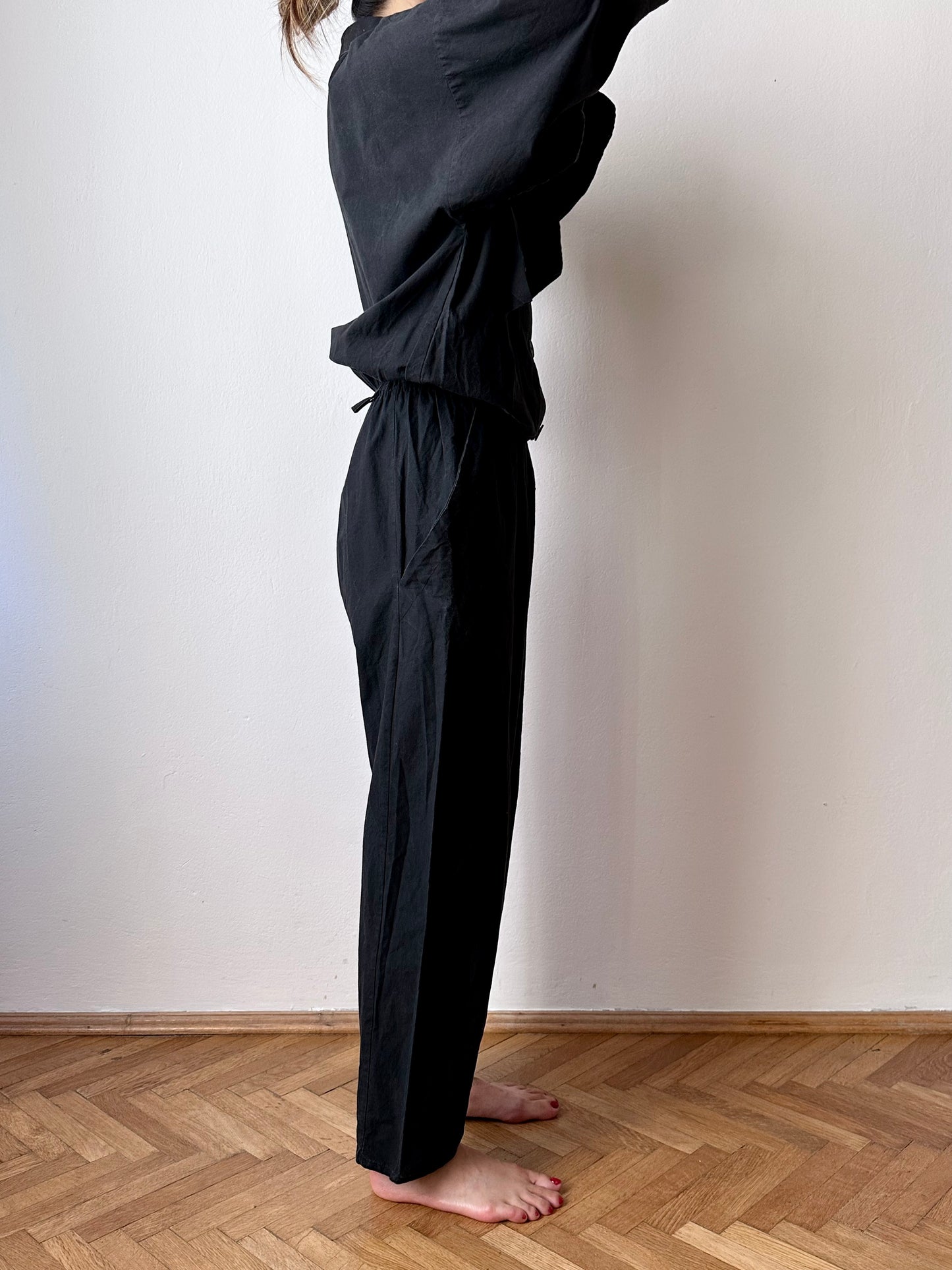 80s cotton bat jumpsuit