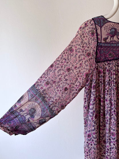 70s Indian cotton dress