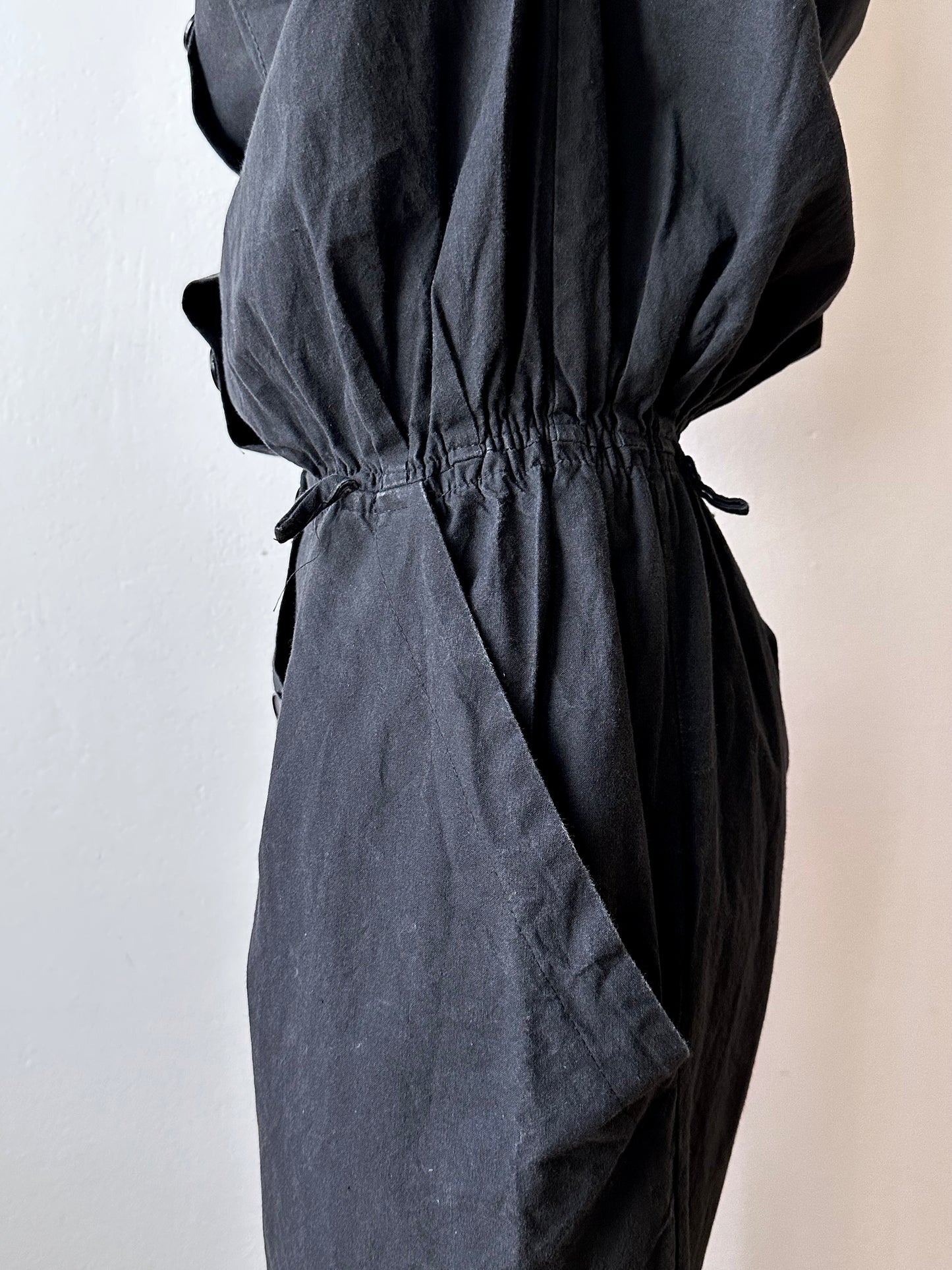 80s cotton bat jumpsuit