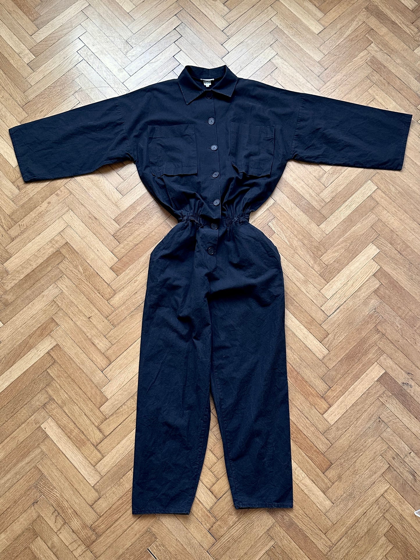 80s cotton bat jumpsuit
