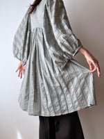 gray cotton dress