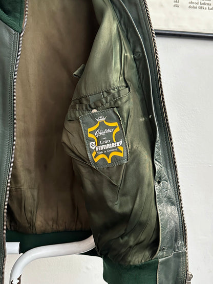 1980s West German Border Guard Leather Jacket