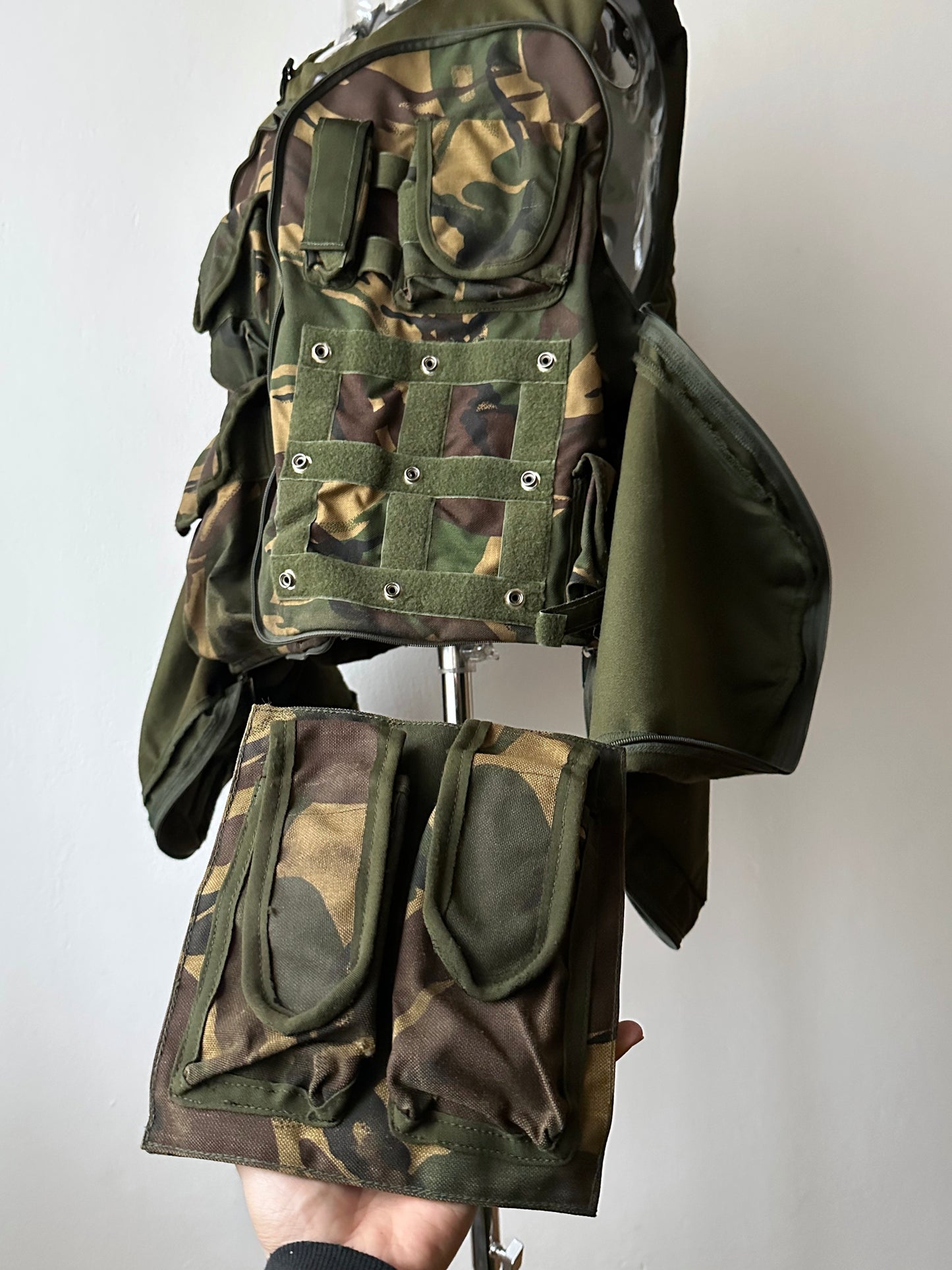 90s uk military afv crew vest