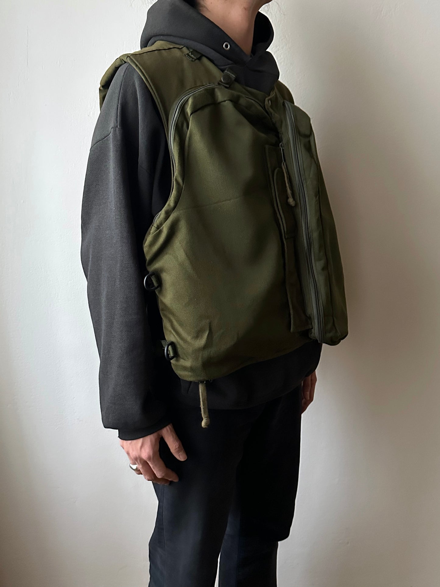 90s uk military afv crew vest