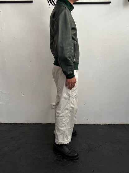 1980s West German Border Guard Leather Jacket
